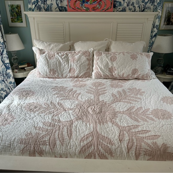 Pottery Barn Bedding Pottery Barn Lilo Blush King Size Quilt And 2